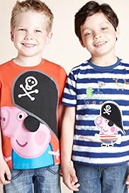 2 Pack Pure Cotton Peppa Pig George T Shirts
