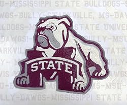 Miss State Painting - Mississippi State Logo