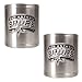 San Antonio Spurs NBA 2pc Stainless Steel Can Holder Set - Primary Logo by Great American Products