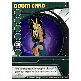 Bakugan Battle Brawlers Game Action Trading Card (Not Metal) Doom Card (46/48)