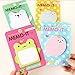 KitMax (TM) Pack of 12 Sets Cute Animals Shaped Sticky Notes Gift for Students Children, Style May Vary