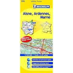Aisne, Ardennes, Marne (Michelin Local Maps)