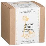 SerendipiTea Jasmine Yin Hao Jasmine, China, Jasmine Petals & Pouchong Tea, 4-Ounce Boxes (Pack of 2)