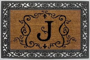 Monogram Coir Doormat - J