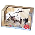 Schleich Knabstrupper Mare and Border Collie 3-pc. Box Set