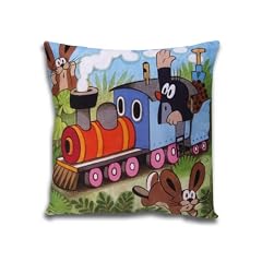 Der Kleine Maulwurf Pl�schkissen Fotodruck Eisenbahn