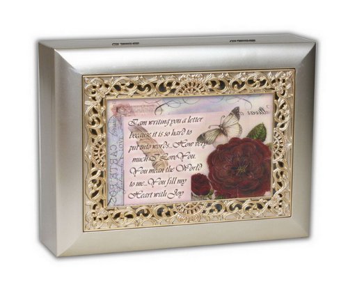 Valentine's Gift Musical Jewelry Box From Cottage Garden Wonderful World