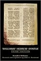 Williams Hebrew Syntax (3rd Edition)