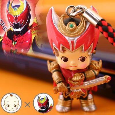 キュージョン根付ストラップ(仮面ライダーキバ◆エンペラーフォーム)