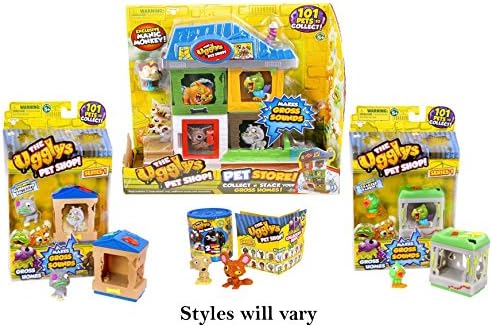 The Ugglys Pet Shop Ultimate Intro Bundle - Complete your own Two-Level Pet Store with 5 Uggly Pet Figures and 2 Gross Homes