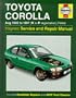 Toyota Corolla 1992-97 Service and Repair Manual (Haynes Service & Repair Manual)