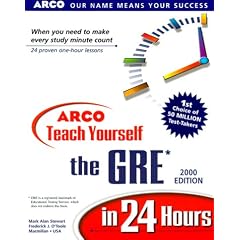 Arco Teach Yourself the Gre in 24 Hours (Arco Teach Yourself in 24 Hours)