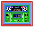 Game On Soccer Large Red Personalized Print