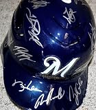 Milwaukee Brewers 2011 Team Autographed / Signed Batting Helmet