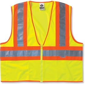 GLoWEAR 8230Z Class 2 Two-Tone Vest, Lime, L/XL