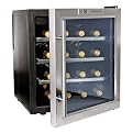 The Wine Enthusiast 16-Bottle Silent Wine Refrigerator - Stainless Steel (2720217)