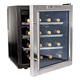 The Wine Enthusiast 16-Bottle Silent Wine Refrigerator - Stainless Steel (2720217)