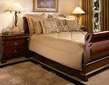 8pc Southern Textiles Geoffrey Beige King Size Bedding Bed in a Bag Comforter Set
