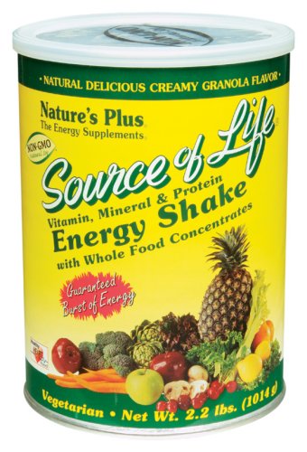 Nature's Plus - Source Of Life/Energy Shake, 2.2 lb powder
