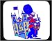 Mouse Pad with england, percussion, castle, great britian, tower, beefeater, soldier, drummer