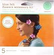 Blue Felt Flowers Kit By Martha Stewart Create