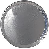 Durable Packaging 16FT-25 Disposable Aluminum Round Flat Serving Tray, 16" (Pack of 25)