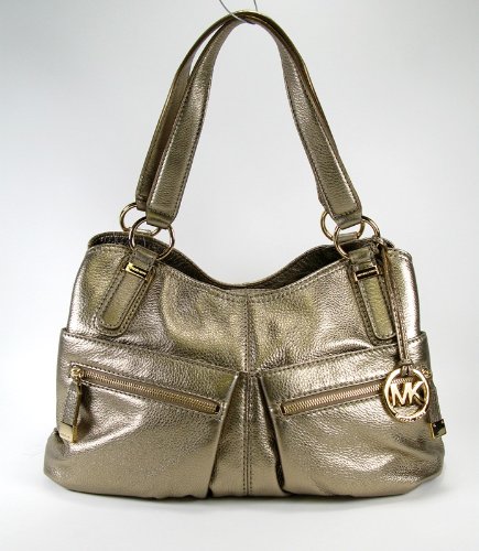 Michael Kors Layton Large Top Zip Satchel (Bronze) 