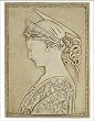 Saint Cecilia wall plaque Museum Reproduction