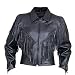 Ladies Genuine Cowhide Leather Jacket with fringes, braids, side laces, and full slee...