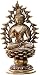 Sitting Buddha Statue Sculpture Religious Gifts India 6 x 4.25 x 10.5 inches (mst334)