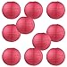 WYZworks - Round Paper Lanterns 10 Pack (Red, 10