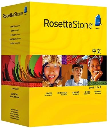 Rosetta Stone Version 3: Chinese (Mandarin) Level 1, 2 and 3 Set with Audio Companion (Mac/PC CD)