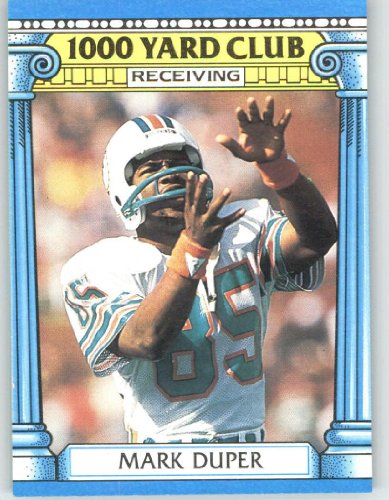 1987 Topps 1000 Yard Club #9 Mark Duper - Miami Dolphins (Football Cards)