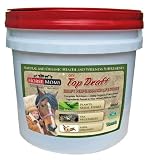 TOP DRAFT Draft Horse Supplements - Complete Natural - Organic Equine Supplements for your Performance Draft Horse (Light Training) All in 1 horse care with herbs - plant based nutrition