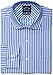 Eagle Men's Slim Fit Non Iron Blue Ground Stripe