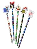 Raymond Geddes, 67097, Dr. Seuss - How the Grinch Stole Christmas Grinch Pencil with Giant Eraser, 36 per Display