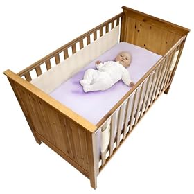 Safe Dreams 2 Sided Cot Wrap (Ivory)