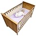 Safe Dreams 2 Sided Cot Wrap (Ivory)