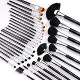 32 PINCEAUX DE MAQUILLAGE PROF BRUSH EN TROUSSE COSMETIQUE
