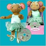 Angelina Ballerina - Plush - 14 inch Learn to Dance Alice with DVD