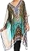 Sakkas Tala Rhinestone Accented Multicolored Sheer Beach Dress/Cover Up