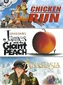 Chicken Run / James And The Giant Peach / Anastasia [DVD] [1996]