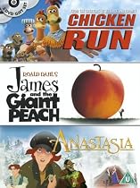 Chicken Run / James And The Giant Peach / Anastasia [DVD] [1996]