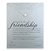 pearls of friendship sterling silver reminder necklace
