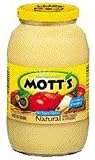 Mott's Natural Applesauce, 23-Ounce Glass Jars (Pack of 12)