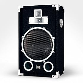 Dual DJ-L123E 3-Way 400-Watt Carpeted DJ Loudspeaker