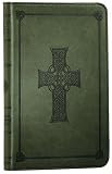 ESV Compact Bible, TruTone, Olive, Celtic Cross Design, Red Letter Text