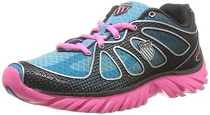 K-Swiss Blade-Light Run II Women's Running Shoe - Fiji Blue/Neon Pink/Black Fade (7.5)