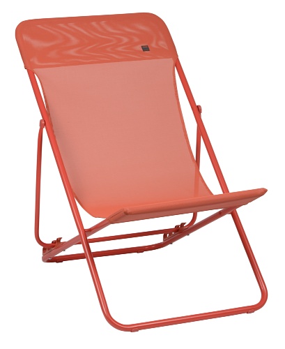 spécification Lafuma MAXI TRANSAT - - Colorblock Batyline rouge chaise pliante
