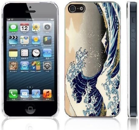 Hokusai The Great Wave off Kanagawa - iPhone 5, 5s Hardshell Fine Art Cover by BrainyCaseTM